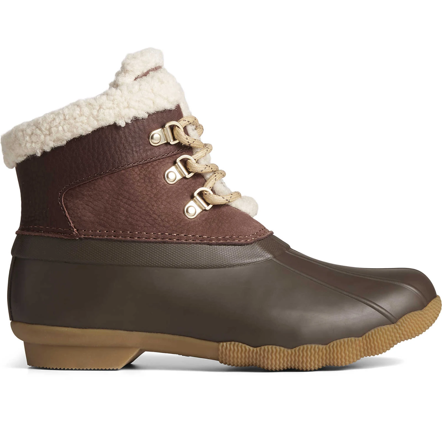 Sperry Top-Sider Women's Saltwater Alpine Leather Duck Boot Brown 3 Sperry Top-Sider Women's Saltwater Alpine Leather Duck Boot Brown
