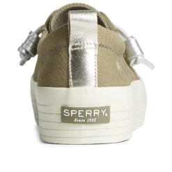 Sperry Top-Sider Women's Crest Vibe Platform Snake Sneaker Green -Sperry Top-Sider Sales STS87806 90