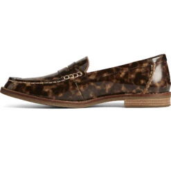 Sperry Top-Sider Women's Seaport Penny Tortoise Leather Loafer Brown -Sperry Top-Sider Sales STS87834 180