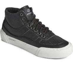 Sperry Top-Sider Women's Soletide Mid Core Eco Leather Black -Sperry Top-Sider Sales STS87846 031523