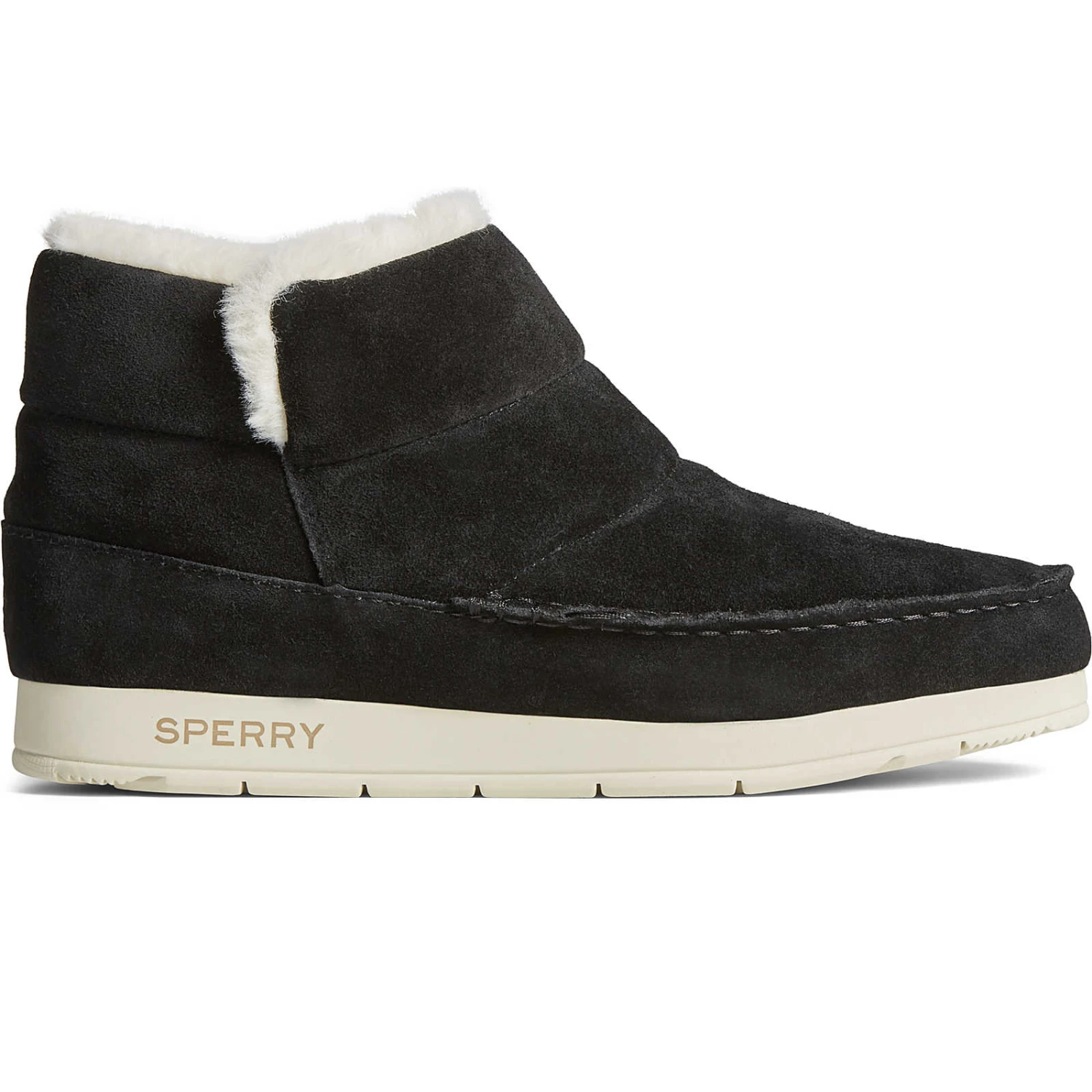 Sperry Top-Sider Women's Moc-Sider Suede Bootie Black 3 Sperry Top-Sider Women's Moc-Sider Suede Bootie Black
