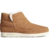 Sperry Top-Sider Women's Moc-Sider Suede Bootie Tan -Sperry Top-Sider Sales STS87877 000