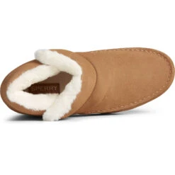Sperry Top-Sider Women's Moc-Sider Suede Bootie Tan -Sperry Top-Sider Sales STS87877 TOP