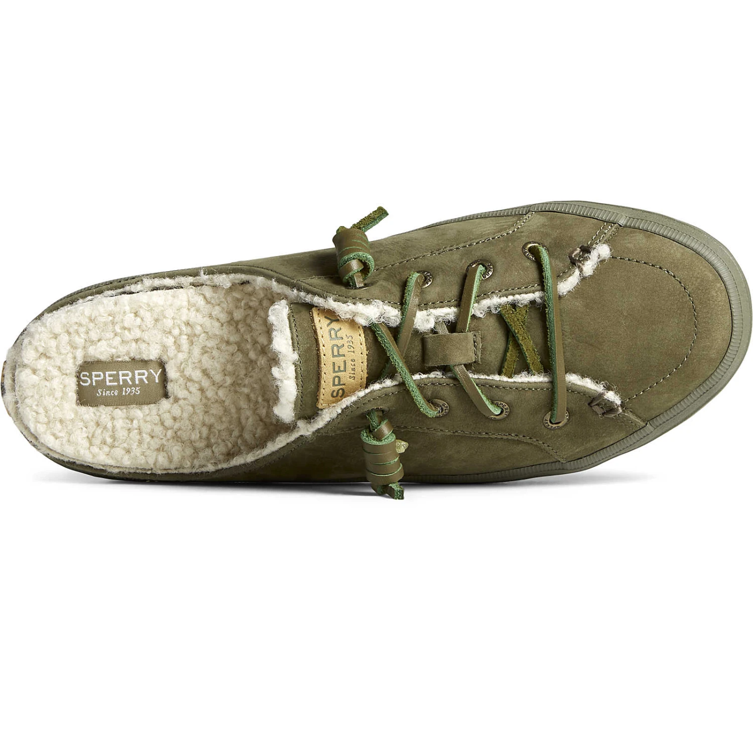 Sperry Top-Sider Women's Crest Cozy Mule Sneaker Olive 7 Sperry Top-Sider Women's Crest Cozy Mule Sneaker Olive - Image 5