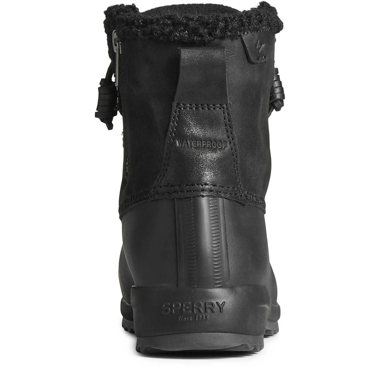 Sperry Top-Sider Women's Maritime Repel Teddy Trim Snow Boot Black 5 Sperry Top-Sider Women's Maritime Repel Teddy Trim Snow Boot Black - Image 3