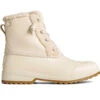 Sperry Top-Sider Women's Maritime Repel Teddy Trim Snow Boot Ivory -Sperry Top-Sider Sales STS87891 000