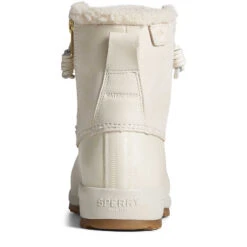 Sperry Top-Sider Women's Maritime Repel Teddy Trim Snow Boot Ivory -Sperry Top-Sider Sales STS87891 90