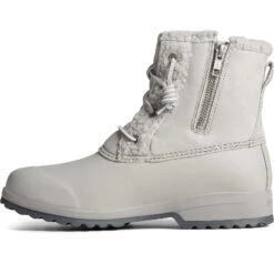 Sperry Top-Sider Women's Maritime Repel Teddy Trim Snow Boot Grey -Sperry Top-Sider Sales STS87892 180