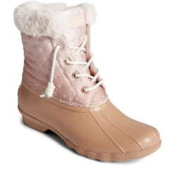 Sperry Top-Sider Women's Saltwater Shibori Duck Boot Rose -Sperry Top-Sider Sales STS87896