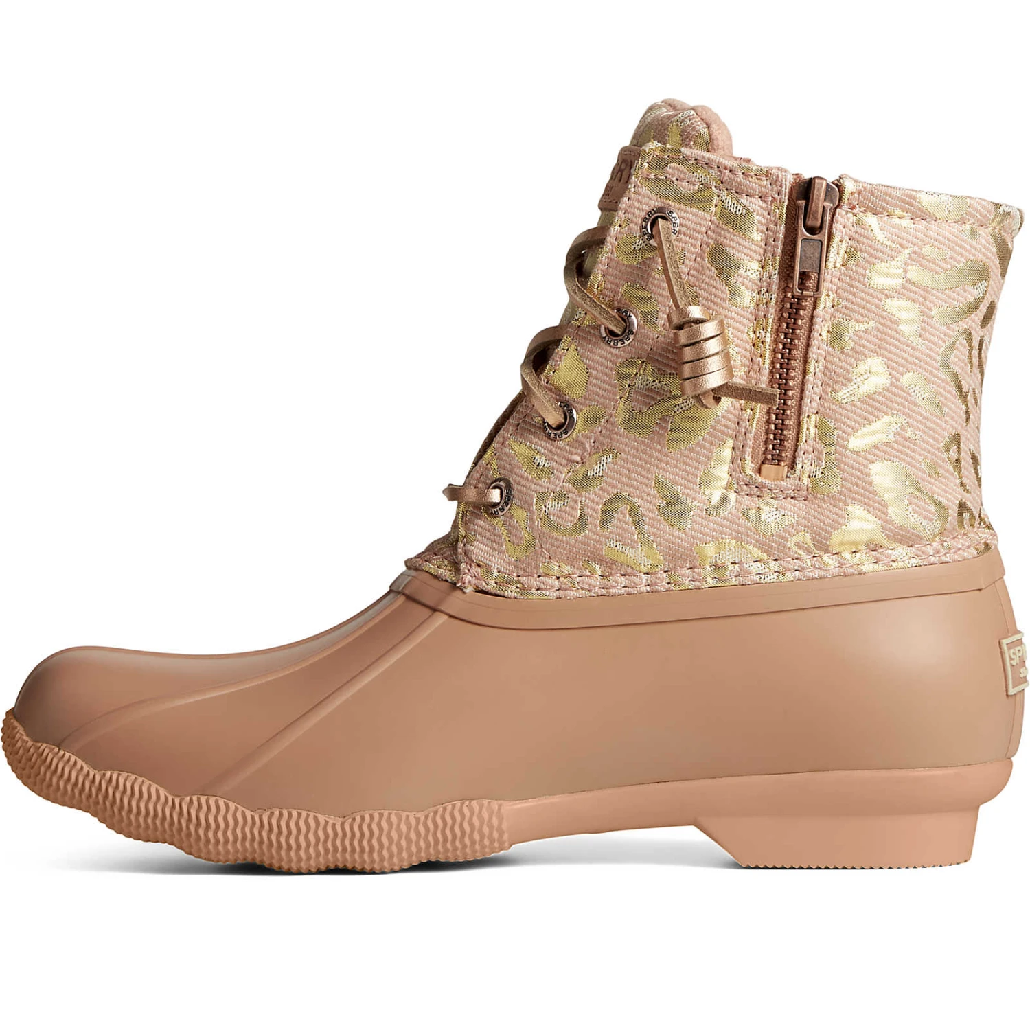 Sperry Top-Sider Women's Saltwater Metallic Jacquard Duck Boot Rose 5 Sperry Top-Sider Women's Saltwater Metallic Jacquard Duck Boot Rose - Image 3