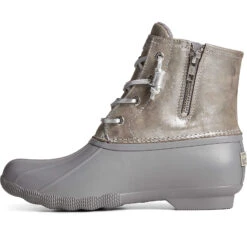 Sperry Top-Sider Women's Saltwater Metallic Leather Duck Boot Silver 11 Sperry Top-Sider Women's Saltwater Metallic Leather Duck Boot Silver -Sperry Top-Sider Sales STS87902 180