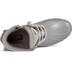 Sperry Top-Sider Women's Saltwater Metallic Leather Duck Boot Silver 12 Sperry Top-Sider Women's Saltwater Metallic Leather Duck Boot Silver -Sperry Top-Sider Sales STS87902 TOP