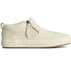 Sperry Top-Sider Women's Crest Side Zip Cozy Sneaker Ivory