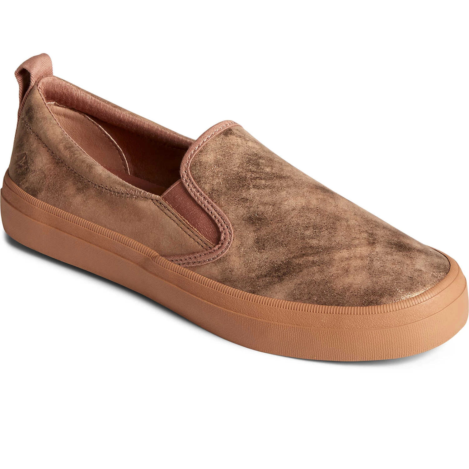 Sperry Top-Sider Women's Crest Twin Gore Metallic Leather Sneaker Rose 4 Sperry Top-Sider Women's Crest Twin Gore Metallic Leather Sneaker Rose - Image 2