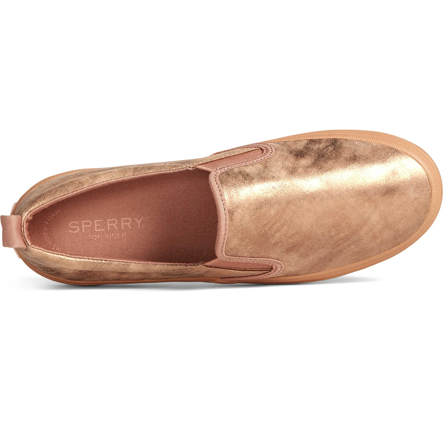 Sperry Top-Sider Women's Crest Twin Gore Metallic Leather Sneaker Rose 7 Sperry Top-Sider Women's Crest Twin Gore Metallic Leather Sneaker Rose - Image 5