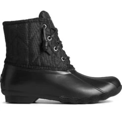 Best Seller 17 Sperry Top-Sider Women's SeaCycled™ Saltwater Nylon Duck Boot Black