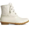Sperry Top-Sider Women's SeaCycled™ Saltwater Nylon Duck Boot Ivory -Sperry Top-Sider Sales STS87938 000