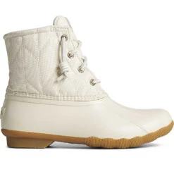 Best Seller 5 Sperry Top-Sider Women's SeaCycled™ Saltwater Nylon Duck Boot Ivory