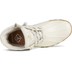 Sperry Top-Sider Women's SeaCycled™ Saltwater Nylon Duck Boot Ivory -Sperry Top-Sider Sales STS87938 TOP