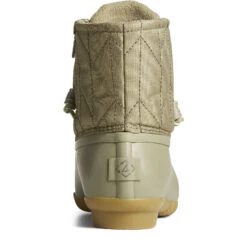 Sperry Top-Sider Women's SeaCycled™ Saltwater Nylon Duck Boot Green -Sperry Top-Sider Sales STS87940 90