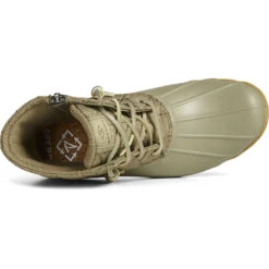 Sperry Top-Sider Women's SeaCycled™ Saltwater Nylon Duck Boot Green -Sperry Top-Sider Sales STS87940 TOP