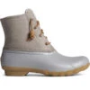 Sperry Top-Sider Women's Saltwater Mainsail Leather Duck Boot Grey -Sperry Top-Sider Sales STS87948 000