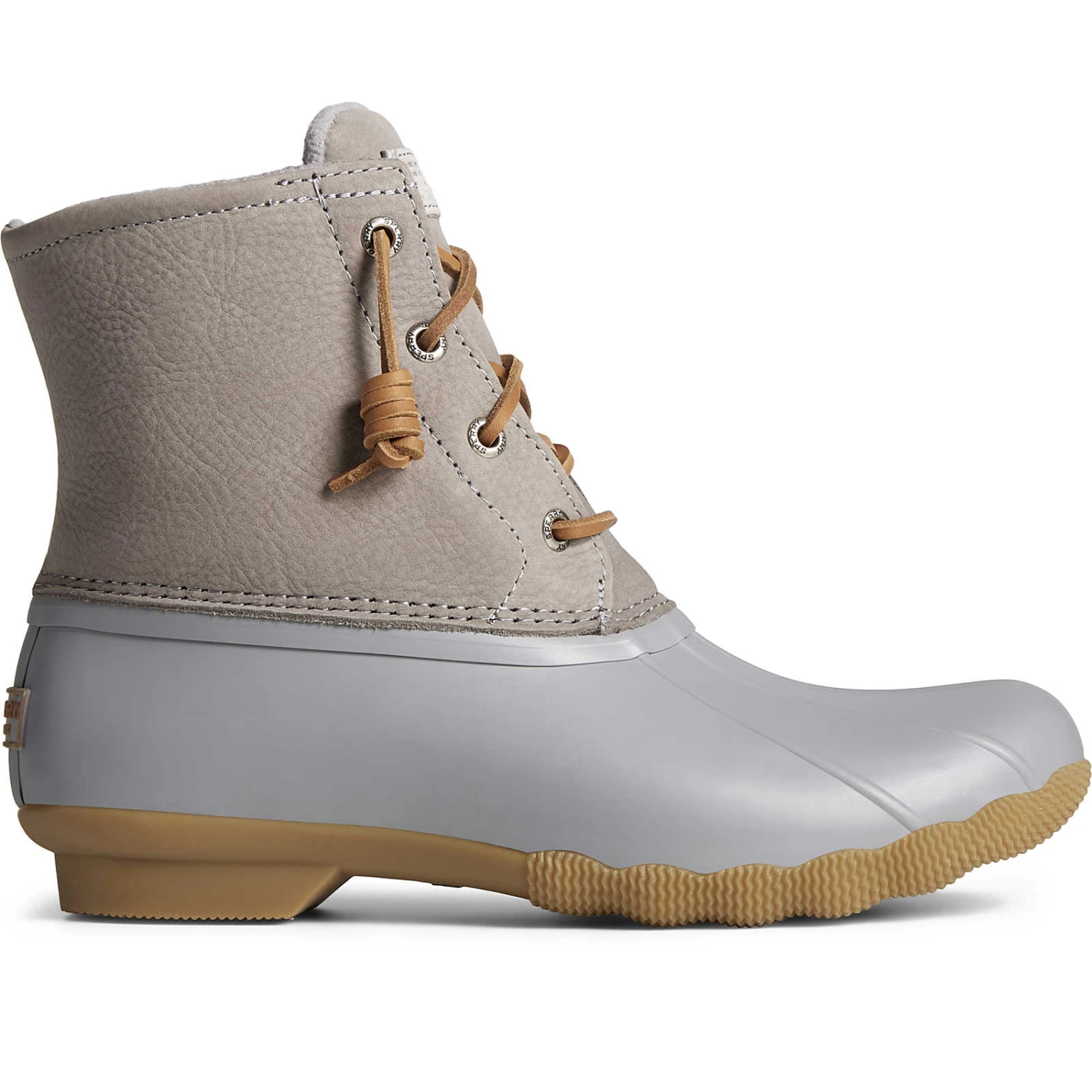 Sperry Top-Sider Women's Saltwater Mainsail Leather Duck Boot Grey 3 Sperry Top-Sider Women's Saltwater Mainsail Leather Duck Boot Grey