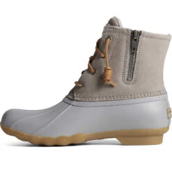 Sperry Top-Sider Women's Saltwater Mainsail Leather Duck Boot Grey 11 Sperry Top-Sider Women's Saltwater Mainsail Leather Duck Boot Grey -Sperry Top-Sider Sales STS87948 180