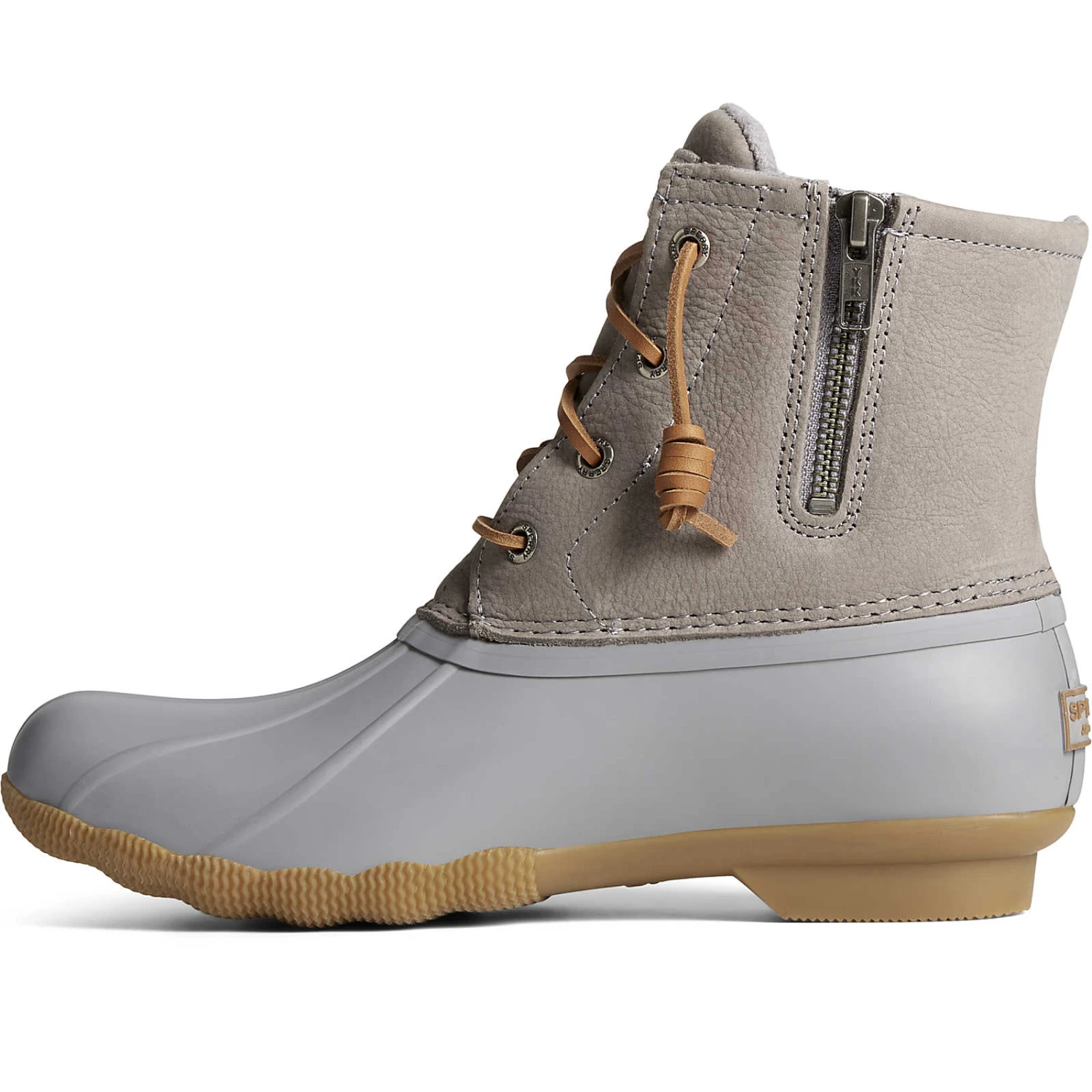 Sperry Top-Sider Women's Saltwater Mainsail Leather Duck Boot Grey 6 Sperry Top-Sider Women's Saltwater Mainsail Leather Duck Boot Grey - Image 4