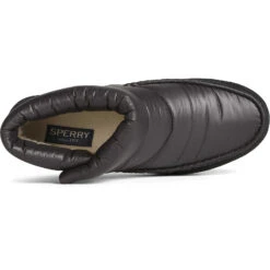 Sperry Top-Sider Women's Moc-Sider Nylon Bootie Black -Sperry Top-Sider Sales STS87981 TOP