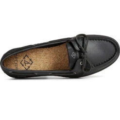Sperry Top-Sider Women's Starfish Perforated Boat Shoe Black -Sperry Top-Sider Sales STS88007 TOP