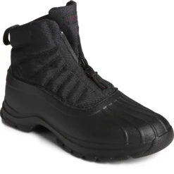 Sperry Top-Sider Women's SeaCycled™ Duck Float Zip Up Boot Black -Sperry Top-Sider Sales STS88064