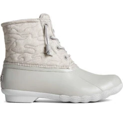 Sperry Top-Sider Women's Saltwater Jersey Quilt Duck Boot Grey
