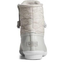 Sperry Top-Sider Women's Saltwater Jersey Quilt Duck Boot Grey -Sperry Top-Sider Sales STS88079 90