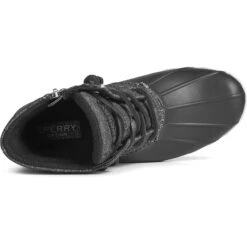 Sperry Top-Sider Women's Saltwater Jersey Quilt Duck Boot Black -Sperry Top-Sider Sales STS88080 TOP