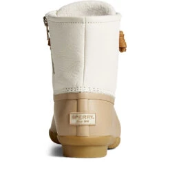 Sperry Top-Sider Women's Saltwater Mainsail Leather Duck Boot Cream -Sperry Top-Sider Sales STS88109 90