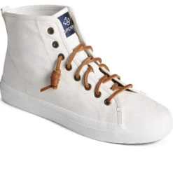 Sperry Top-Sider Women's SeaCycled™ Crest High Top Sneaker White -Sperry Top-Sider Sales STS88122