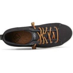 Sperry Top-Sider Women's SeaCycled™ Crest High Top Sneaker Black -Sperry Top-Sider Sales STS88123 TOP