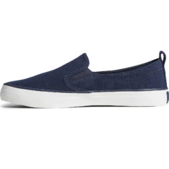 Sperry Top-Sider Women's SeaCycled™ Crest Twin Gore Canvas Sneaker Navy -Sperry Top-Sider Sales STS88140 180