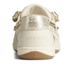 Sperry Top-Sider Women's Songfish Metallic Boat Shoe Offwhite -Sperry Top-Sider Sales STS88148 90