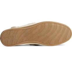 Sperry Top-Sider Women's Songfish Metallic Boat Shoe Offwhite -Sperry Top-Sider Sales STS88148 OUT