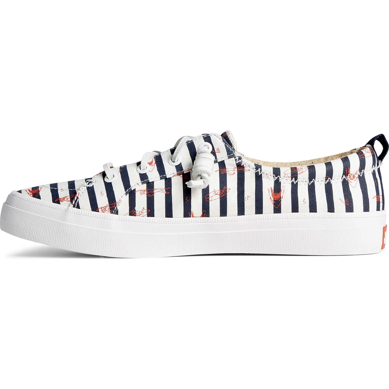 Sperry Top-Sider Women's Sperry X JAWS Crest Vibe Stripe Sneaker Blue 8 Sperry Top-Sider Women's Sperry X JAWS Crest Vibe Stripe Sneaker Blue - Image 6