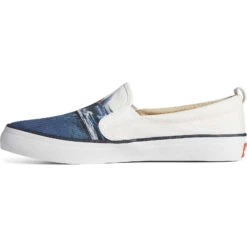 Sperry Top-Sider Women's Sperry X JAWS Crest Twin Gore Poster Slip On Sneaker White -Sperry Top-Sider Sales STS88174 180 032122