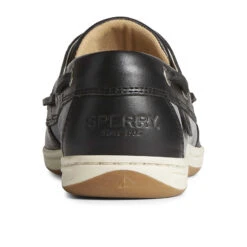 Sperry Top-Sider Women's Koifish Textured Stripe Boat Shoe Black -Sperry Top-Sider Sales STS88207 90