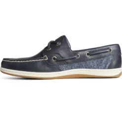 Sperry Top-Sider Women's Koifish Textured Stripe Boat Shoe Navy -Sperry Top-Sider Sales STS88208 180