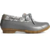 Sperry Top-Sider Women's Saltwater 1-Eye Plaid Wool Duck Boot Grey -Sperry Top-Sider Sales STS88222 000