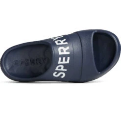 Sperry Top-Sider Women's Float Slide Logo Sandal Navy -Sperry Top-Sider Sales STS88225 TOP