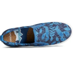 Sperry Top-Sider Women's SeaCycled™ Crest Twin Gore Resort Sneaker Print Blue -Sperry Top-Sider Sales STS88250 TOP