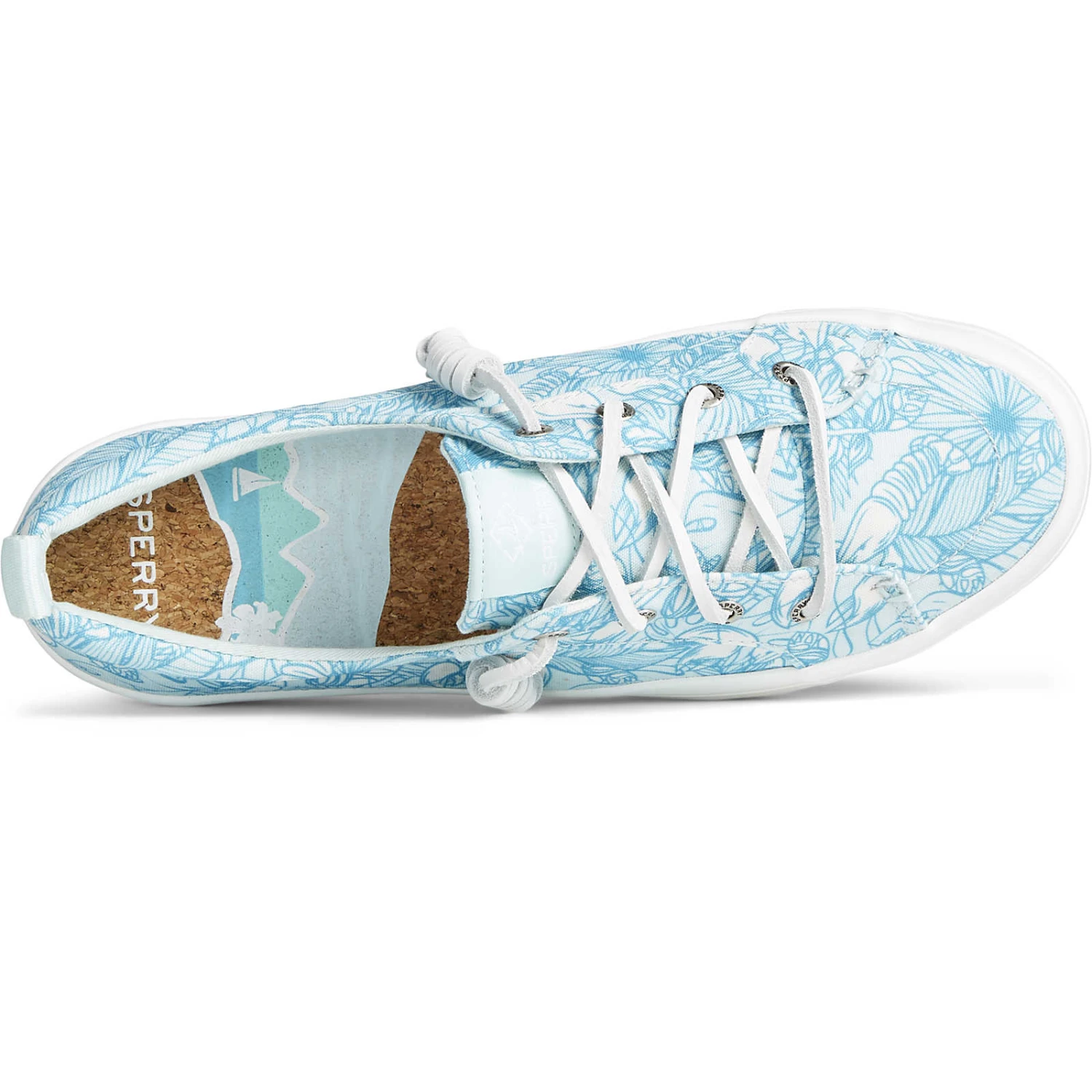 Sperry Top-Sider Women's SeaCycled™ Crest Vibe Platform Sneaker Print Blue 7 Sperry Top-Sider Women's SeaCycled™ Crest Vibe Platform Sneaker Print Blue - Image 5