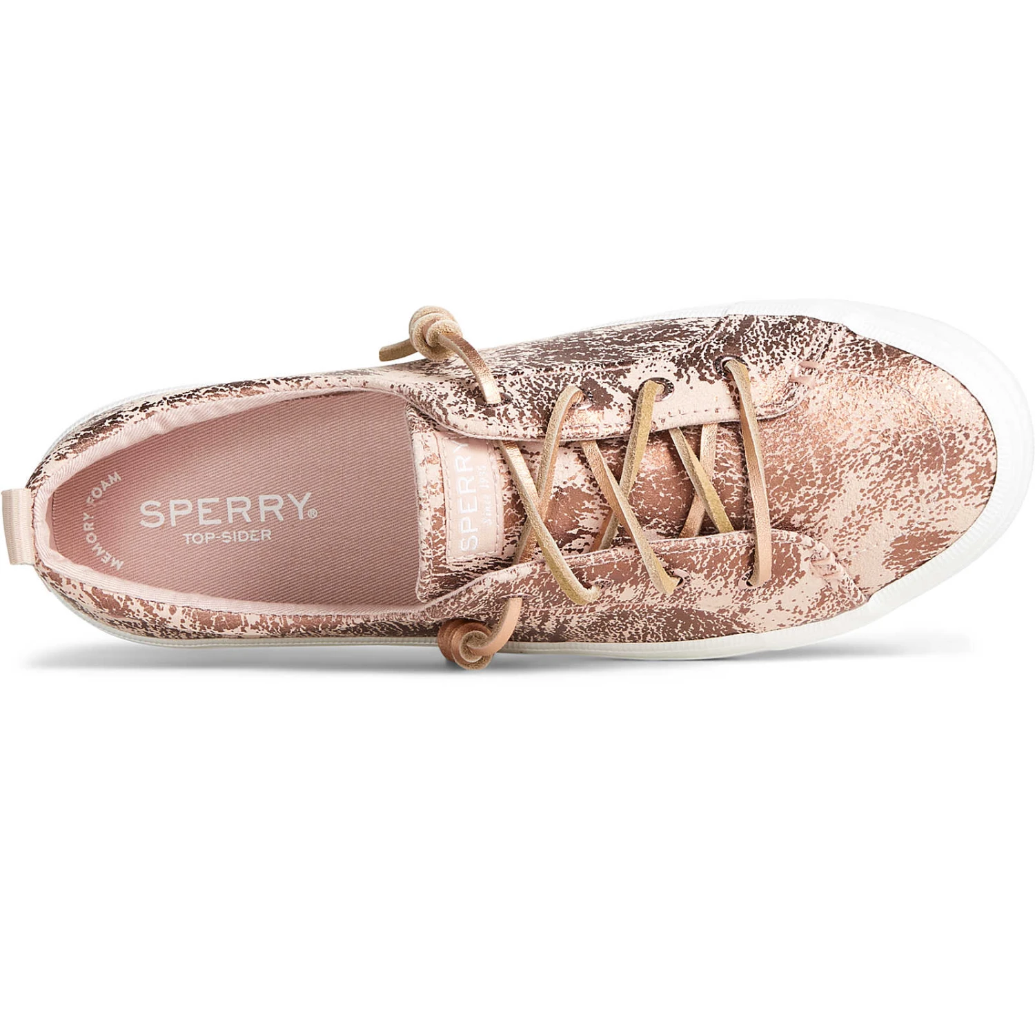 Sperry Top-Sider Women's Crest Vibe Metallic Sneaker Metallic Rose 7 Sperry Top-Sider Women's Crest Vibe Metallic Sneaker Metallic Rose - Image 5